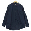 GRAPHPAPER グラフペーパー 20SS GM201-50093B Broad L/S Oversized Regular Collar Shirt ブロード オーバーサイズ レギュラーカラー 長袖 シャツ ネイビー ネイビー系 F【中古】