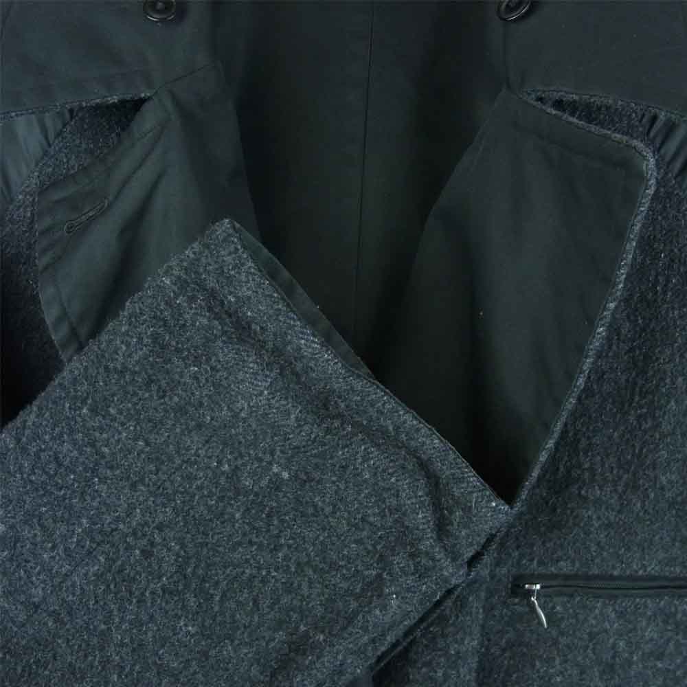 COMOLI コモリ 16AW J03-04005 タイロッケンコート 弱撥水 コットンポリ ウールナッピング ブラック系【中古】