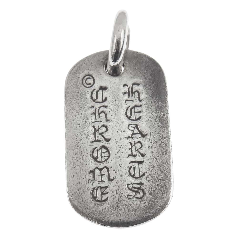 CHROME HEARTS クロムハーツ（原本無） セメタリークロス スモール ドッグタグ【中古】