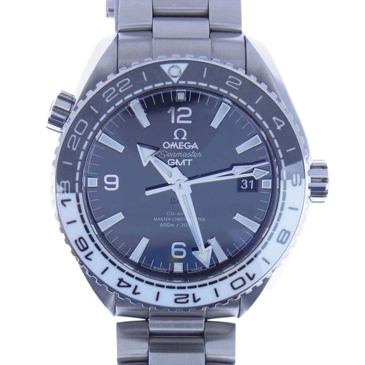 OMEGA オメガ 215.30.44.22.01.001 Seamaster GMT PLANET OCEAN シーマスター プラネットオーシャン シルバー系【中古】