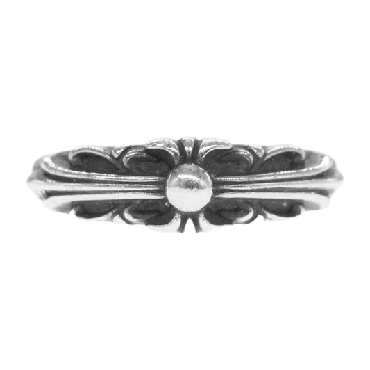 CHROME HEARTS クロムハーツ（原本無） ベイビー クラシック フローラルクロス リング【中古】