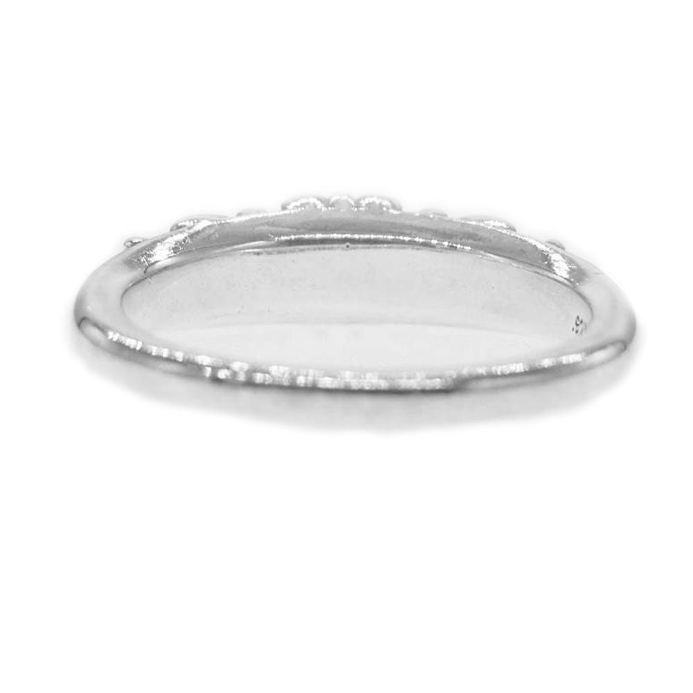 CHROME HEARTS クロムハーツ（原本無） ベイビー クラシック フローラルクロス リング【中古】