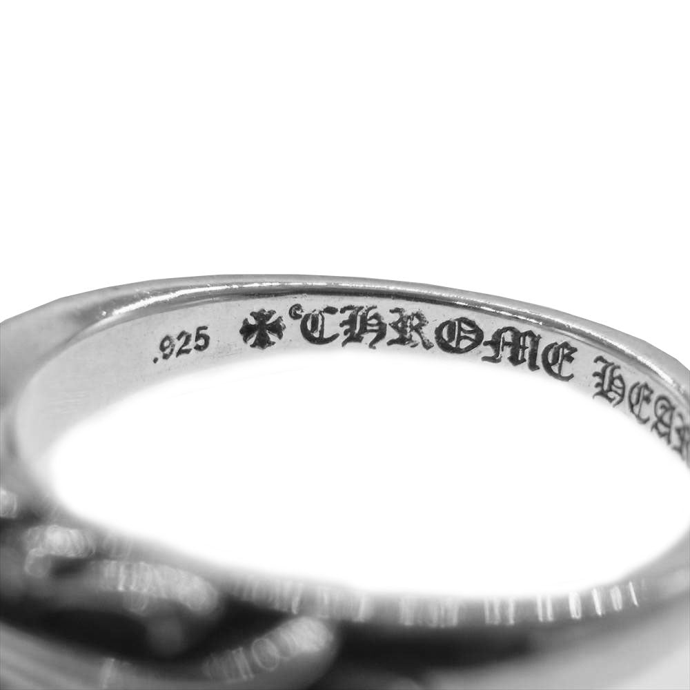 CHROME HEARTS クロムハーツ（原本無） ベイビー クラシック フローラルクロス リング【中古】