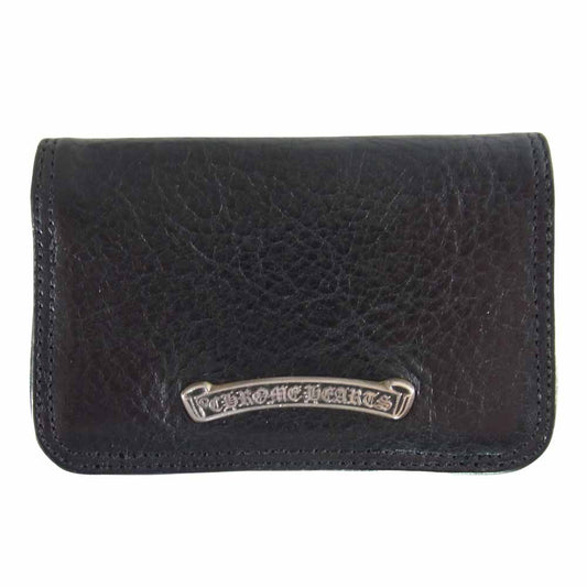 CHROME HEARTS クロムハーツ（原本無） CARD CASE カードケース 名刺入れ ブラック系【中古】