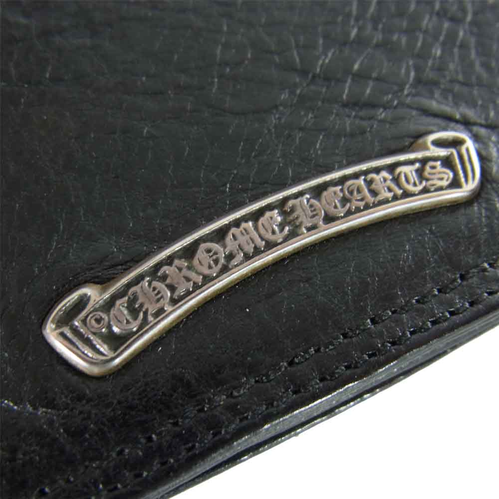 CHROME HEARTS クロムハーツ（原本無） CARD CASE カードケース 名刺入れ ブラック系【中古】