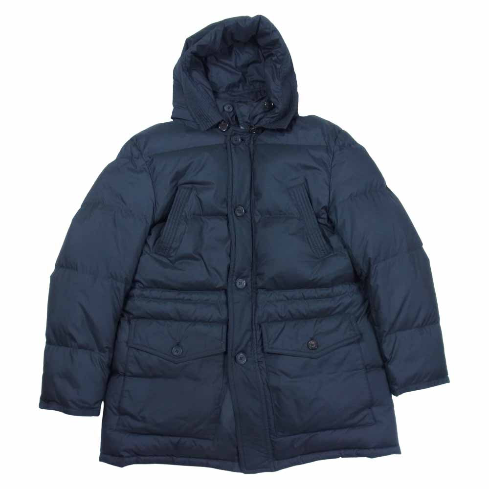 オースチンリード Down Coat フード付 ダウン コート ブラック系 XL【中古】