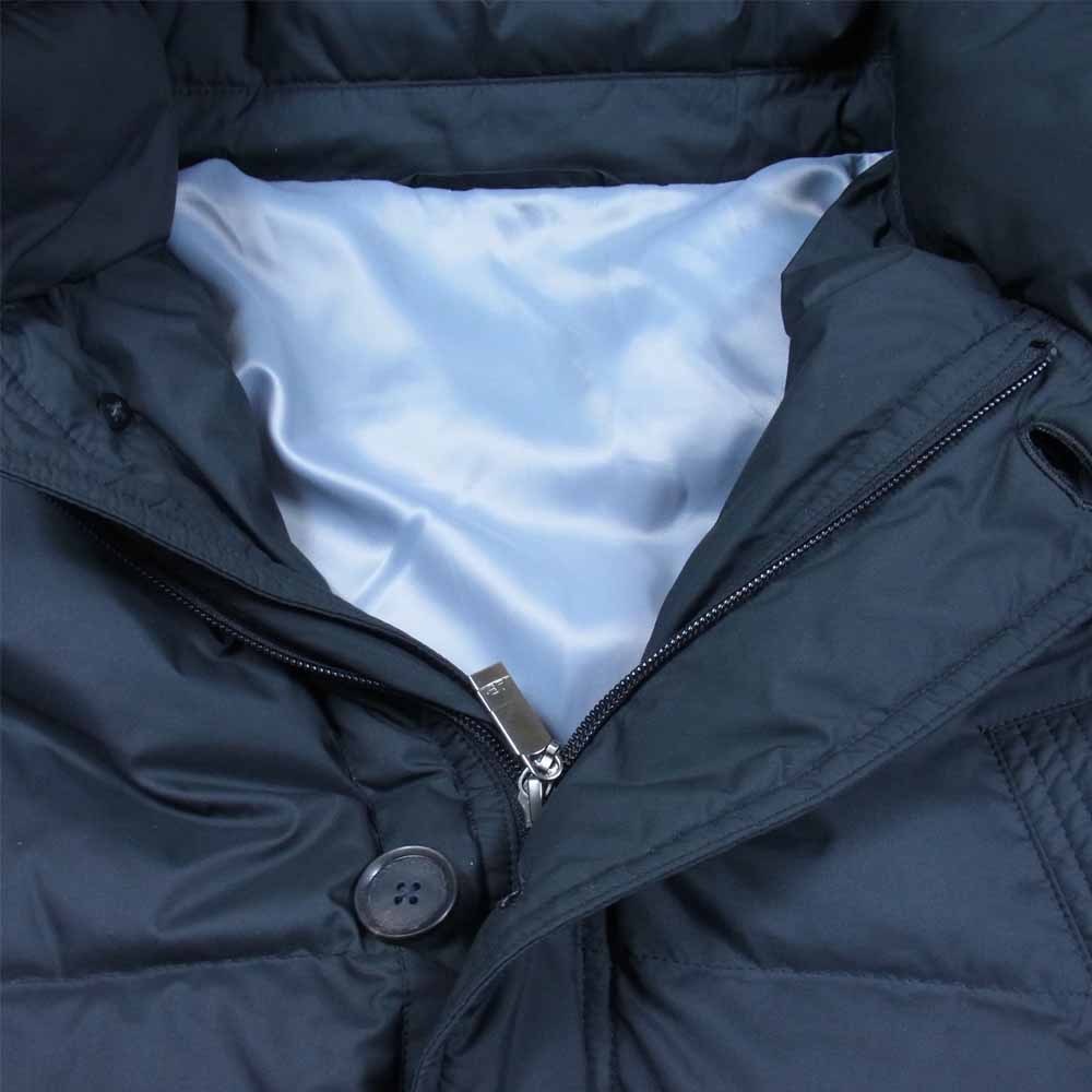 オースチンリード Down Coat フード付 ダウン コート ブラック系 XL【中古】
