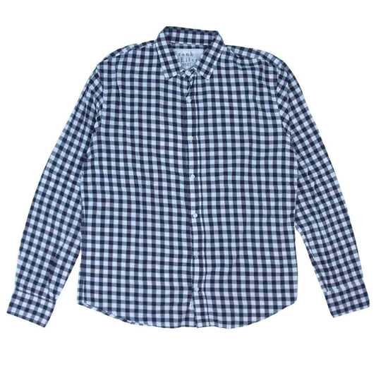 フランク&アイリーン PAUL ポール チェック シャツ ブラック系 ホワイト系 M【中古】