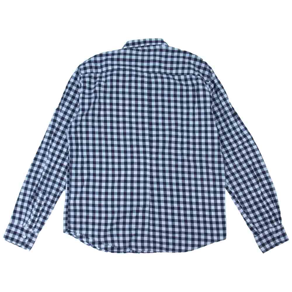 フランク&アイリーン PAUL ポール チェック シャツ ブラック系 ホワイト系 M【中古】