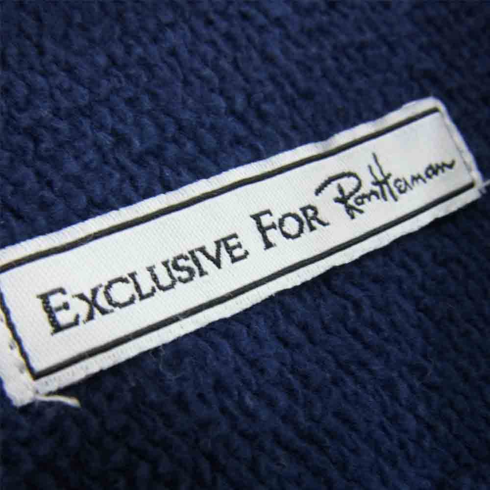 Ron Herman ロンハーマン Exclusive for Ron Herman × Champion Reverse Weave 星条旗 プリント リバースウィーブ スウェット トレーナー ネイビー ネイビー系 XL【中古】