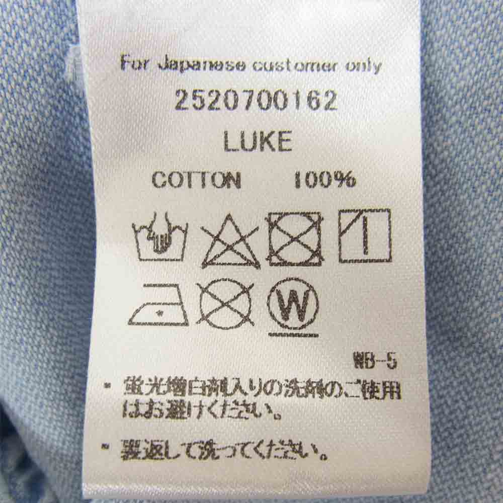 フランク&アイリーン LUKE ルーク デニム シャツ ライトブルー系 M【中古】