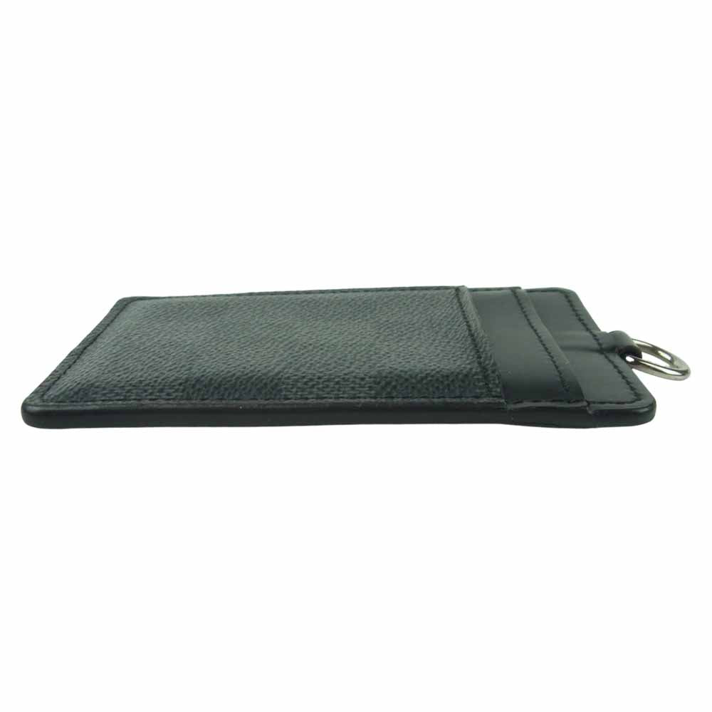 LOUIS VUITTON ルイ・ヴィトン N64001 LV Card holder ポルトカルトID ダミエ グラフィット IDホルダー カードケース ブラック系【中古】