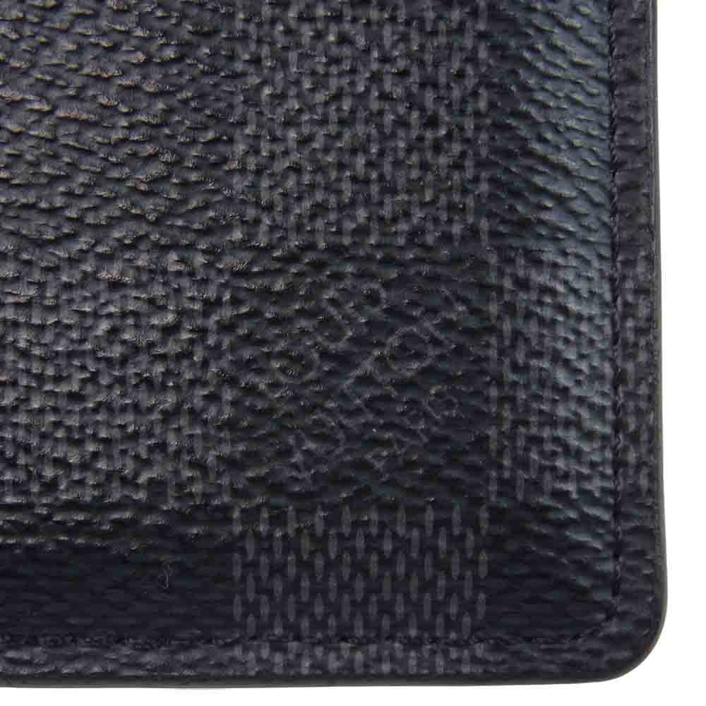 LOUIS VUITTON ルイ・ヴィトン N64001 LV Card holder ポルトカルトID ダミエ グラフィット IDホルダー カードケース ブラック系【中古】