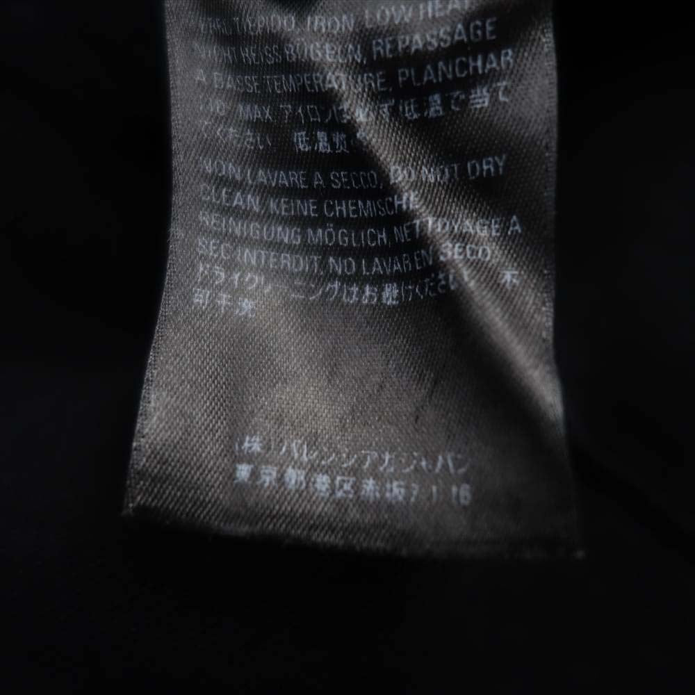 BALENCIAGA バレンシアガ 19SS 556143 TAV37 BBロゴ オーバーサイズ スウェット パーカー ブラック系 M【中古】