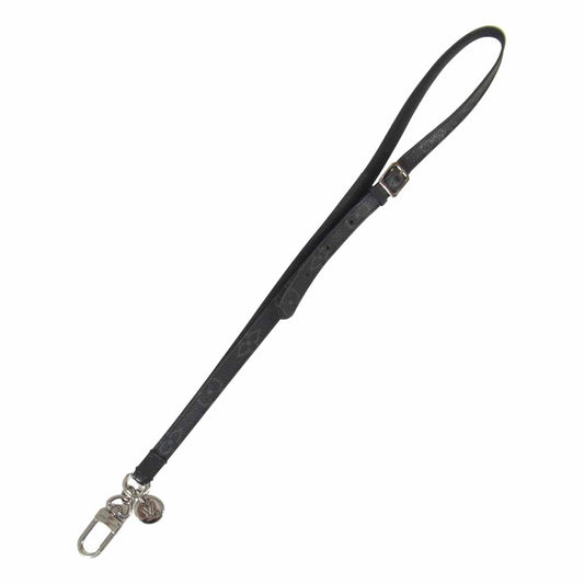 LOUIS VUITTON ルイ・ヴィトン M62032 LV Neck strap コリエサングル ディストリクト ネックストラップ モノグラム エクリプス ブラック系【中古】