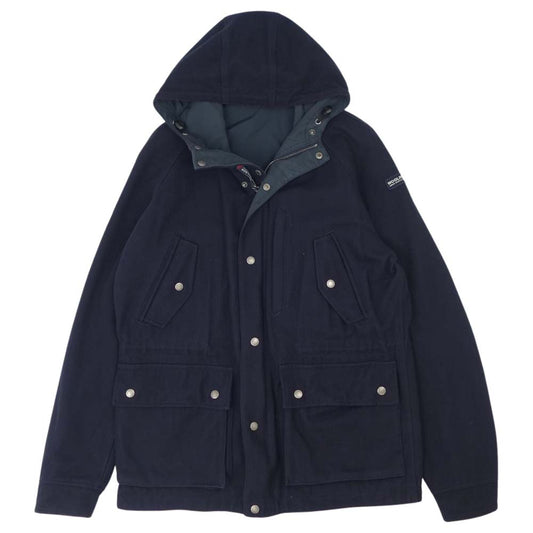 WOOLRICH ウールリッチ ウール ナイロン リバーシブル ジャケット ブラック系 M【中古】