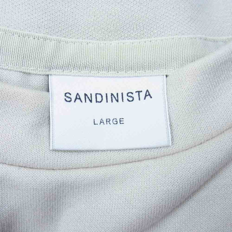 Sandinista サンディニスタ Tシャツ 半袖 コットン 日本製 ベージュ系 L【中古】