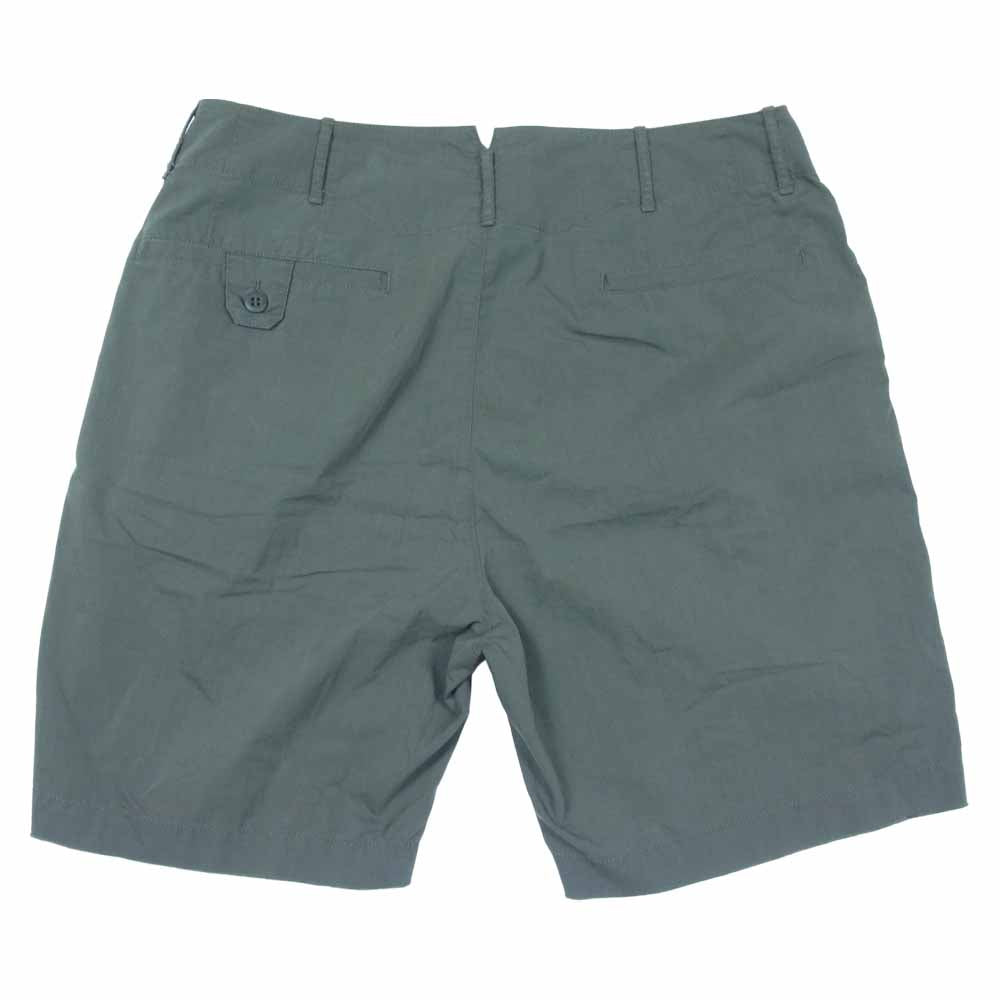 Sandinista サンディニスタ コットンポリ ハーフ パンツ 日本製 ショートパンツ カーキ系 L【中古】