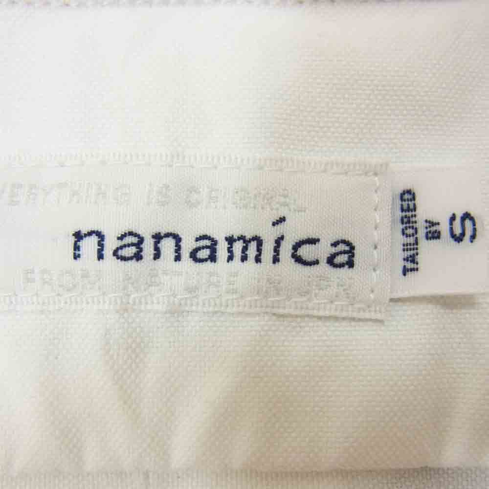 nanamica ナナミカ SUGF005 Button Down Wind Shirts ボタンダウン ウインド シャツ ホワイト系 S【中古】