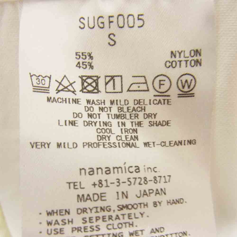 nanamica ナナミカ SUGF005 Button Down Wind Shirts ボタンダウン ウインド シャツ ホワイト系 S【中古】