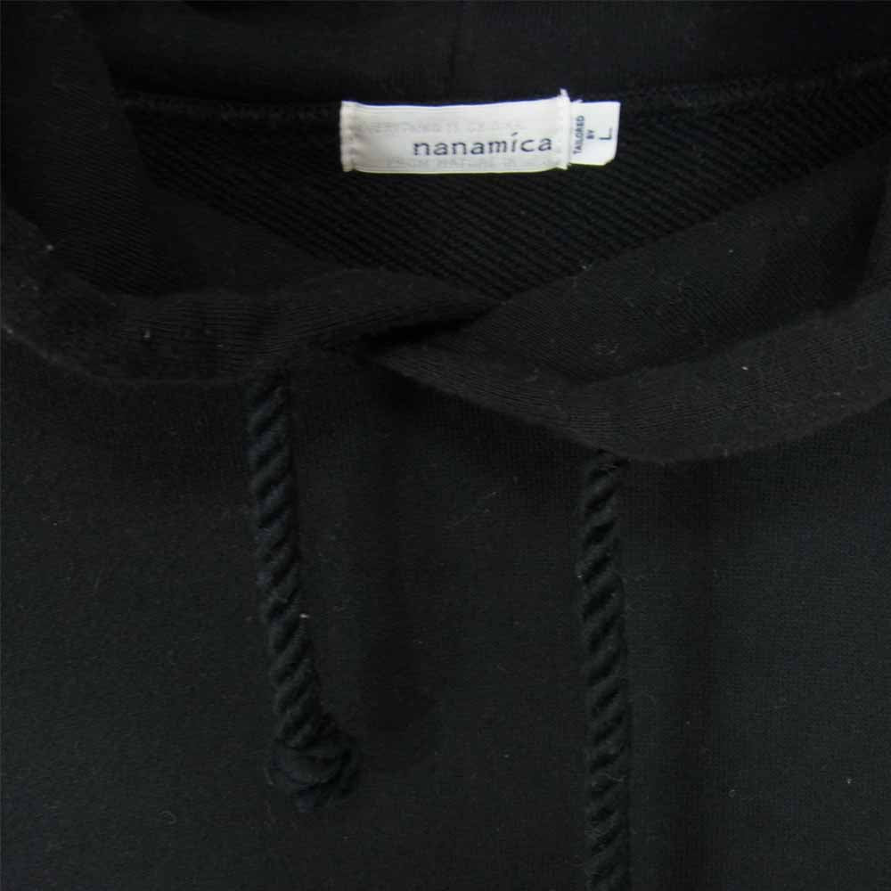 nanamica ナナミカ SUHF024 Hooded Pullover Sweat フーデッド プルオーバー スウェット パーカー  ブラック系 L【中古】