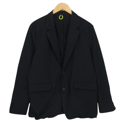 Sandinista サンディニスタ ストレッチ 2B テーラード ジャケット ブラック系 L【中古】