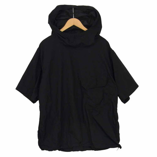 THE NORTH FACE ノースフェイス NP2109N PURPLE LABEL パープルレーベル Mountain Field H/S Pullover マウンテンフィールド 半袖 プルオーバー ジャケット ブラック系 XL【中古】