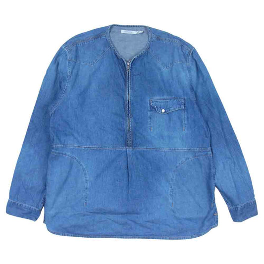nonnative ノンネイティブ NN-SJ3903 TRUCKER L/S SHIRT JACKET プルオーバー トラッカー デニム シャツ ジャケット インディゴブルー系 4【中古】