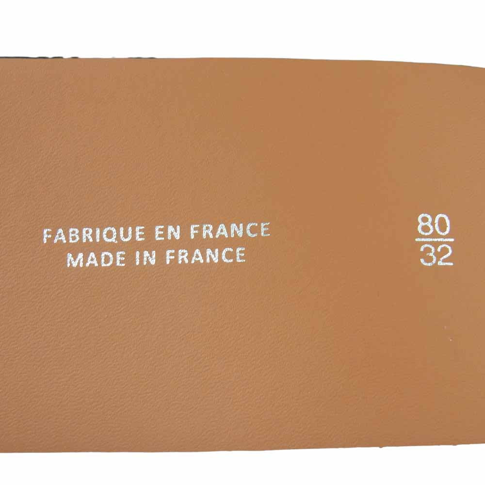 agnes b. アニエスベー カウレザー ワイド ベルト フランス製 ブラック系【中古】