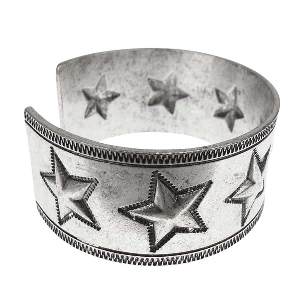 メメントイズム スター バングル ブレスレット 星 セブン シルバー系【中古】
