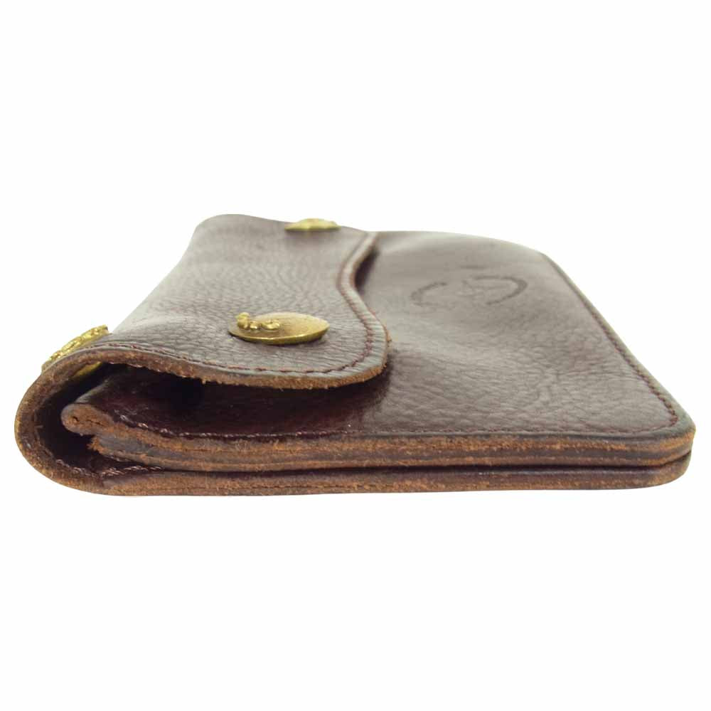 FIRST ARROW's ファーストアローズ レザー ウォレット 財布 ブラウン系【中古】