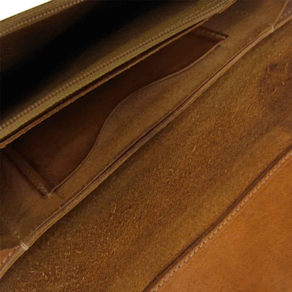 IL BISONTE イルビゾンテ ウォレットチェーン付 レザー ウォレット 財布  ブラウン系【中古】