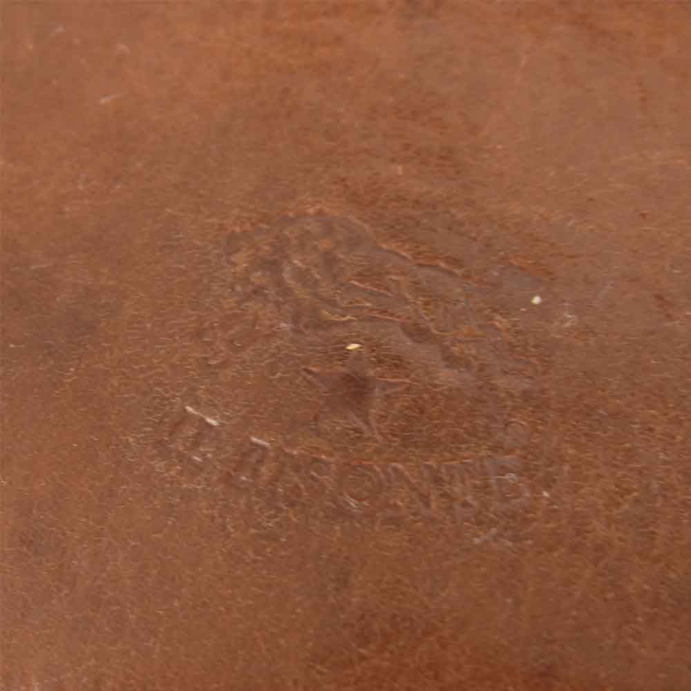 IL BISONTE イルビゾンテ ウォレットチェーン付 レザー ウォレット 財布  ブラウン系【中古】