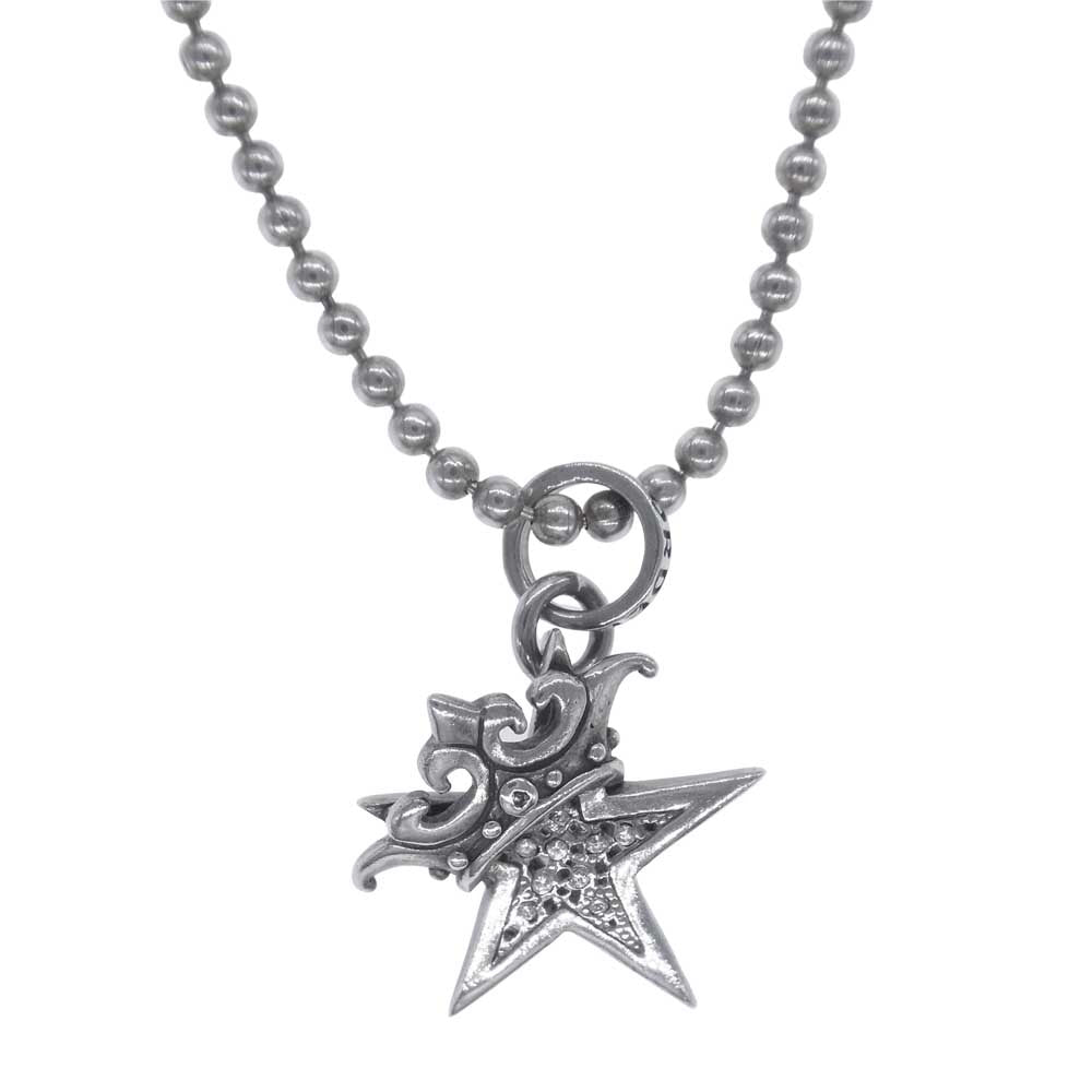 ROYAL ORDER ロイヤルオーダー スター クラウン ネックレス シルバー系【中古】