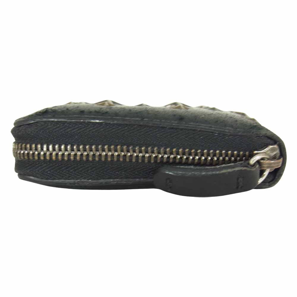 JIMMY CHOO ジミーチュウ スター スタッズ ウォレット 財布 ブラック系【中古】