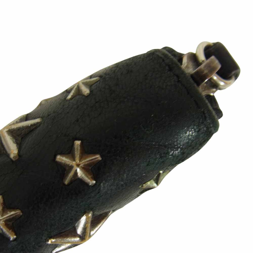 JIMMY CHOO ジミーチュウ スター スタッズ ウォレット 財布 ブラック系【中古】