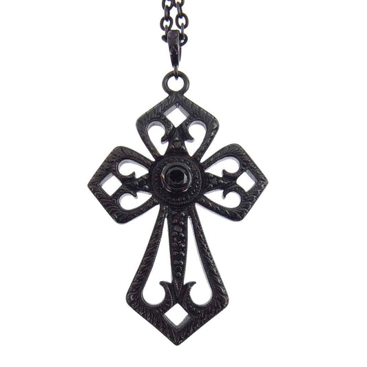 Loree Rodkin ローリーロドキン クロス チャーム ネックレス シルバー系【中古】