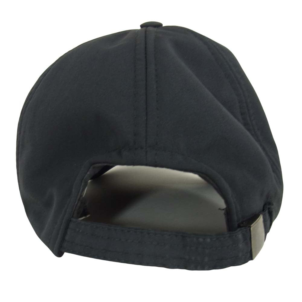 MONCLER モンクレール 国内正規品 6 PANEL BASEBALL CAP パネル キャップ ロゴワッペン 黒 ブラック系【中古】