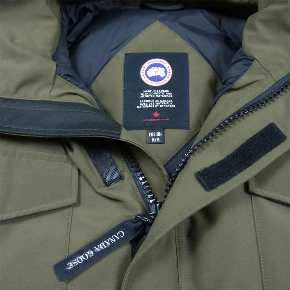 CANADA GOOSE カナダグース 4071MA 国内正規品 CONSTABLE PARKA コンスタブル パーカ ダウン ジャケット カーキ系 M【中古】