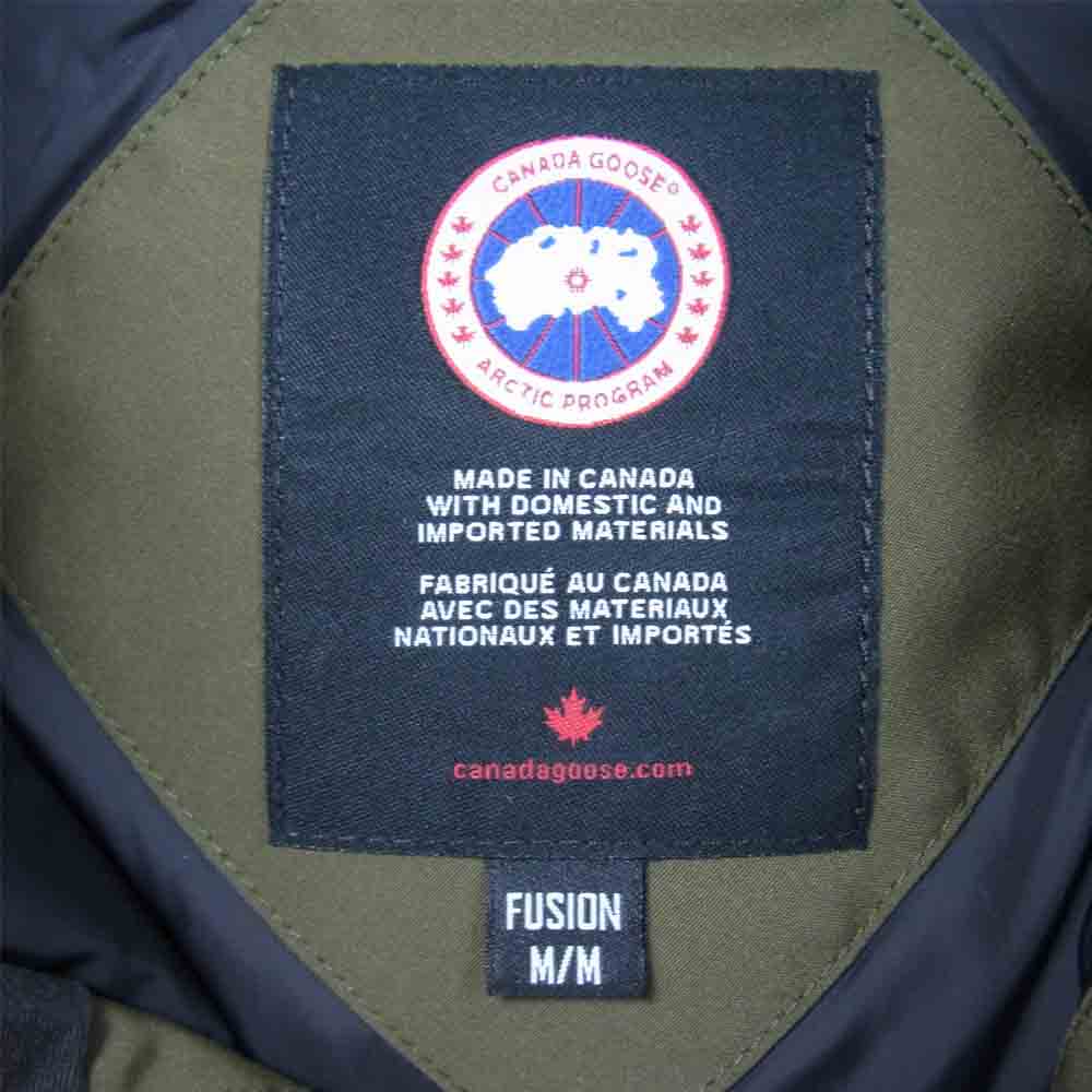 CANADA GOOSE カナダグース 4071MA 国内正規品 CONSTABLE PARKA コンスタブル パーカ ダウン ジャケット カーキ系 M【中古】