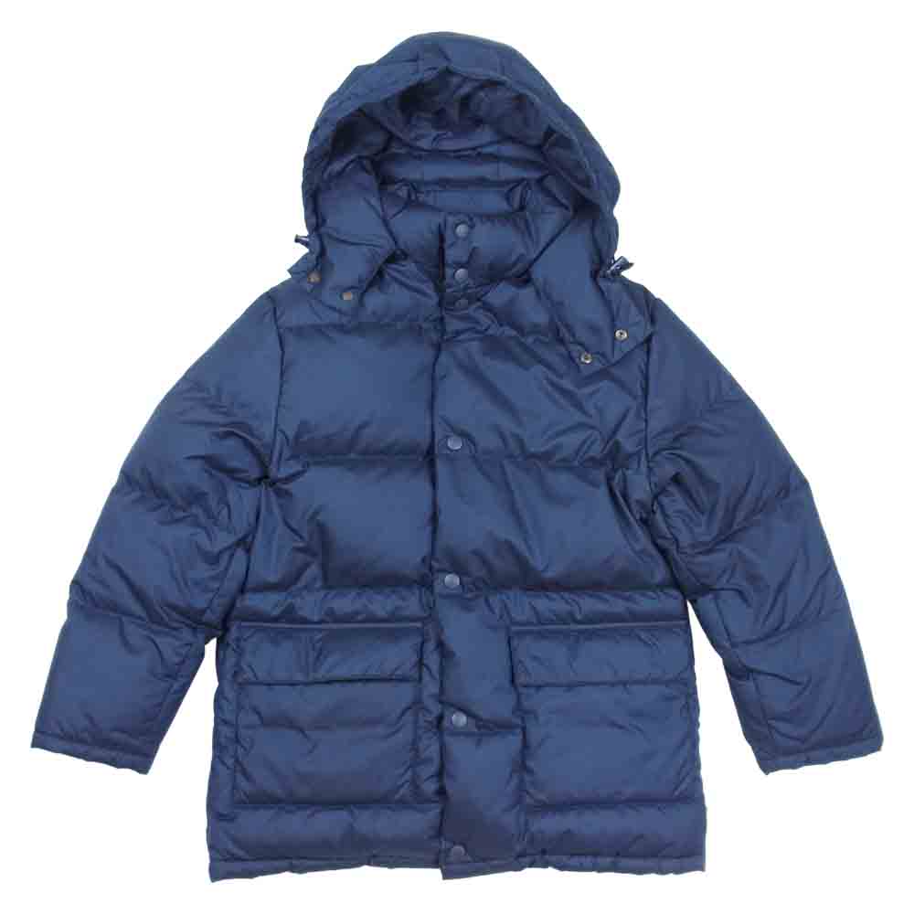MONCLER モンクレール 220-091-42348-00 茶タグ フード着脱可能 ダウン ジャケット ダークネイビー系 00【中古】