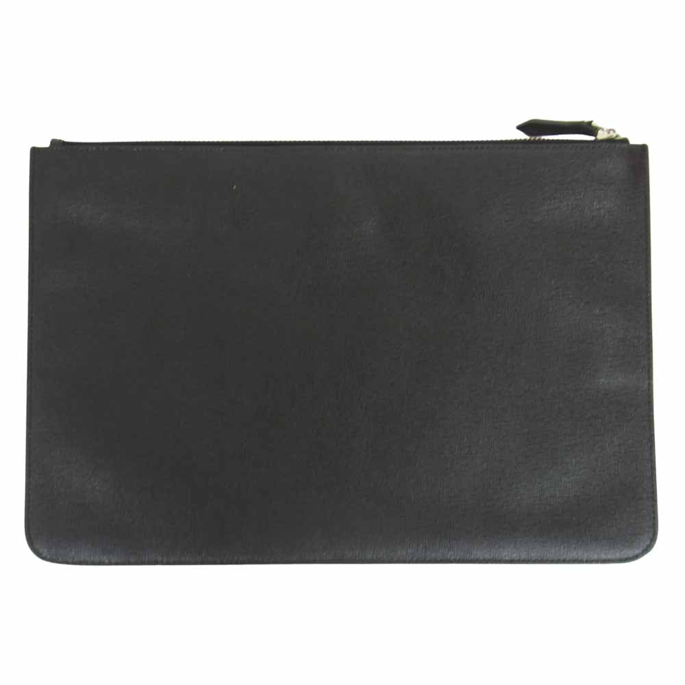 FENDI フェンディ 7N0078 バッグバグズ スタッズ モンスター クラッチ バッグ ブラック系【中古】