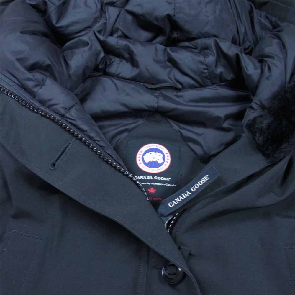 CANADA GOOSE カナダグース 2603JL R 国内正規 グリフィン BRONTE PARKA ブロンテ パーカ ダウン ジャケット ブラック系 S【中古】