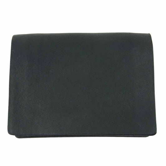 ISAMUKATAYAMA BACKLASH イサムカタヤマバックラッシュ 345-01 GUIDI オイルカーフ カード ケース 牛革 ブラック系 FREE【新古品】【未使用】【中古】