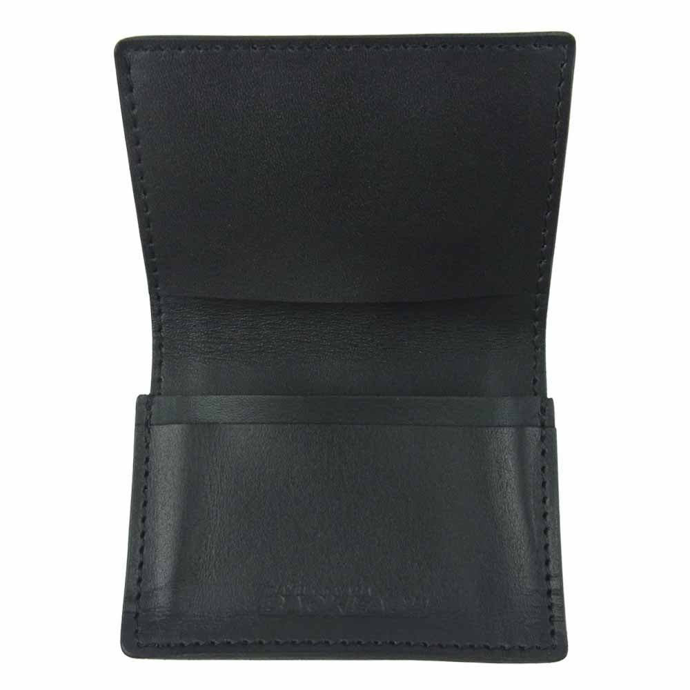 ISAMUKATAYAMA BACKLASH イサムカタヤマバックラッシュ 345-01 GUIDI オイルカーフ カード ケース 牛革 ブラック系 FREE【新古品】【未使用】【中古】