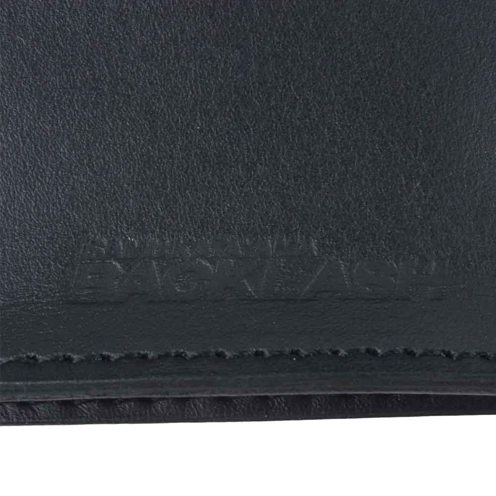 ISAMUKATAYAMA BACKLASH イサムカタヤマバックラッシュ 345-01 GUIDI オイルカーフ カード ケース 牛革 ブラック系 FREE【新古品】【未使用】【中古】