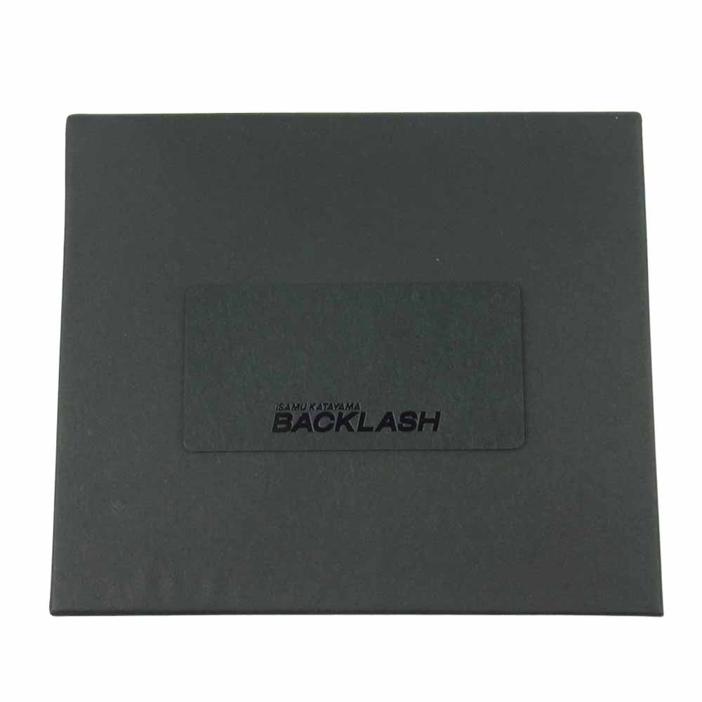 ISAMUKATAYAMA BACKLASH イサムカタヤマバックラッシュ 345-01 GUIDI オイルカーフ カード ケース 牛革 ブラック系 FREE【新古品】【未使用】【中古】
