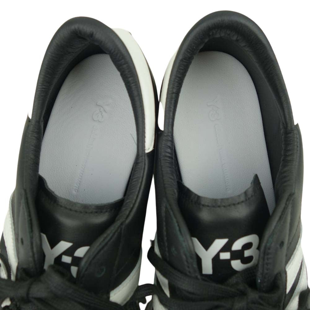 Yohji Yamamoto ヨウジヤマモト Y-3 ワイスリー H02578 YOHJI STAR レザー スニーカー ブラック系 US9【新古品】【未使用】【中古】