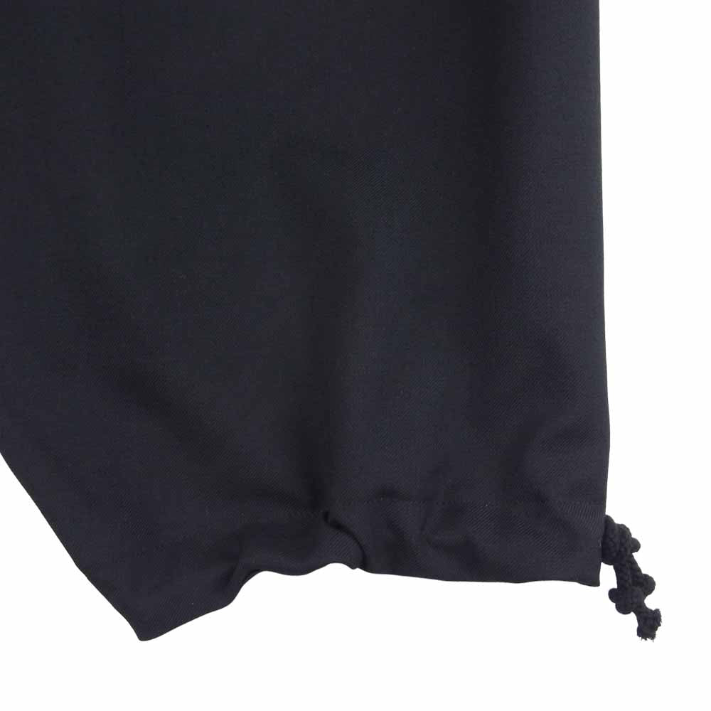 Yohji Yamamoto ヨウジヤマモト GroundY 21SS GT-P11-100 ギャバジン ウール サルエル パンツ ブラック系 3【新古品】【未使用】【中古】