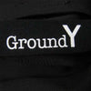 Yohji Yamamoto ヨウジヤマモト 21AW GM-P17-100 GroundY T/W Gabardine Wrap Saruel Rib Pants ギャバジン ラップ サルエル リブ パンツ ブラック系 3【新古品】【未使用】【中古】